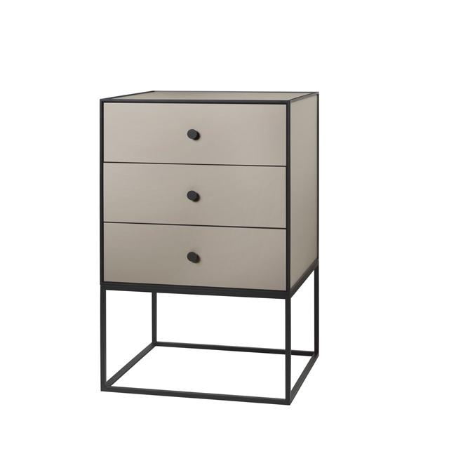 Audo Frame 49 Sidebord Med Skuffer Sand