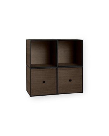 Audo Frame Square Reol Standard Røget Eg