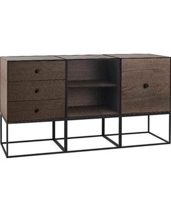 Audo Frame 49 Trio Kommode Røget Eg