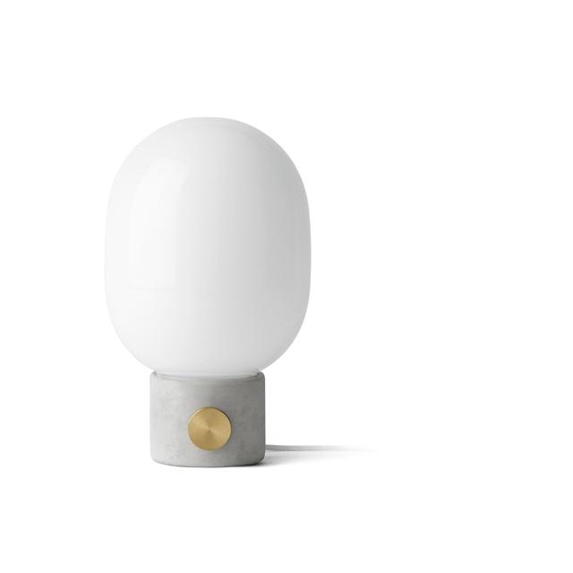 Audo Jwda Beton Bordlampe Grå Messing