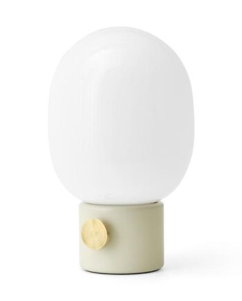 Audo Jwda Bordlampe Alabaster Hvid Messing