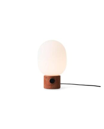 Audo Jwda Bordlampe Rød Travertin