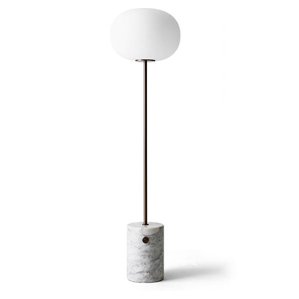 Audo Jwda Gulvlampe Hvid Marmor Bruneret Messing