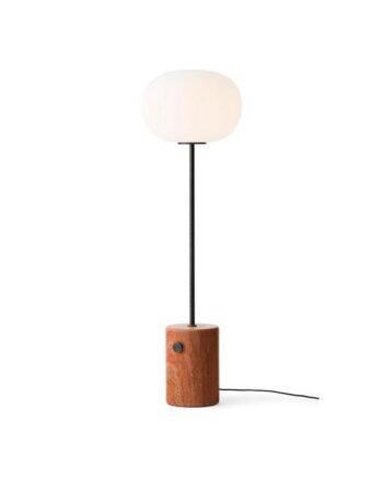 Audo Jwda Gulvlampe Rød Travertin