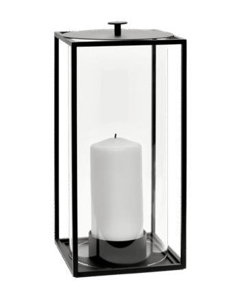 Audo Light In Lanterne Stor Sort