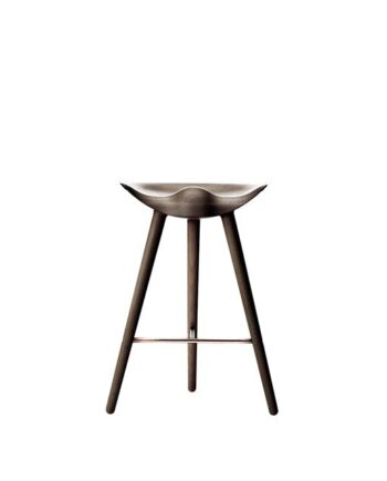 Audo Ml42 Counter Barstol Brunolieret Eg Kobber