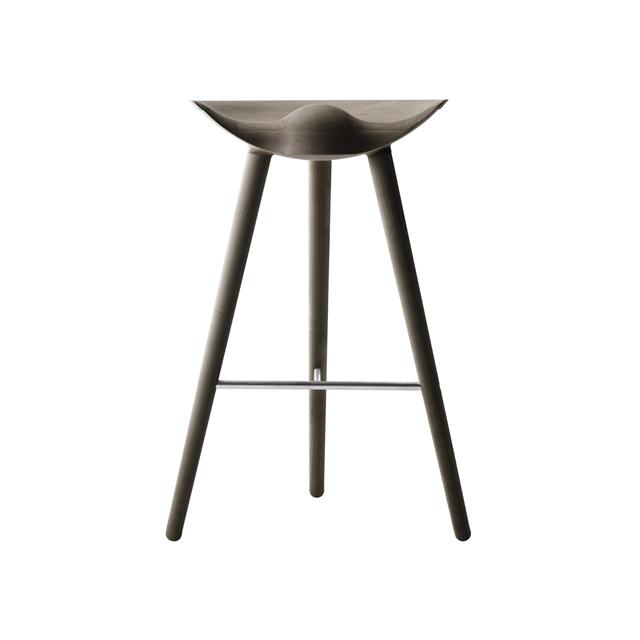 Audo Ml42 Counter Barstol Brunolieret Eg Stål
