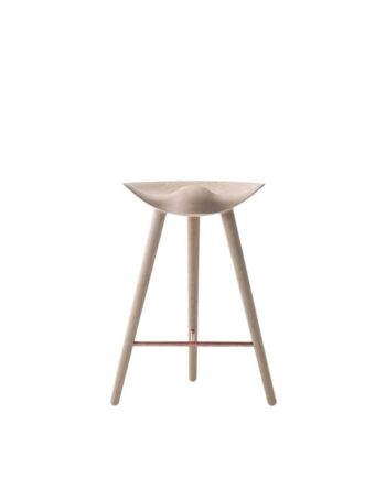 Audo Ml42 Counter Barstol Sæbebehandlet Eg Kobber