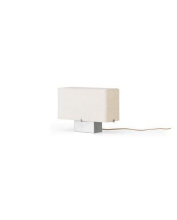 Audo Nonna Bordlampe H24 Børstet Aluminium Sand