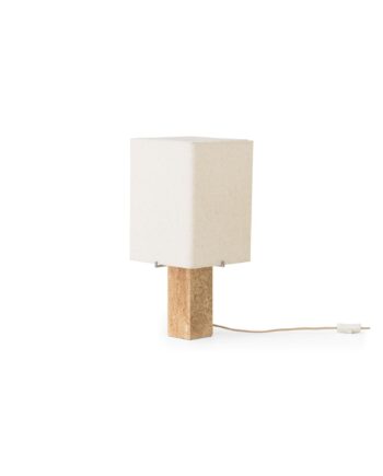 Audo Nonna Bordlampe H49 Travertin Sand