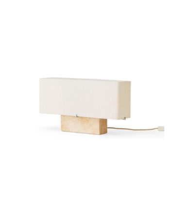 Audo Nonna Bordlampe H30 Travertin Sand