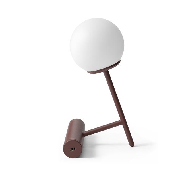 Audo Phare Led Bordlampe Mørkerød