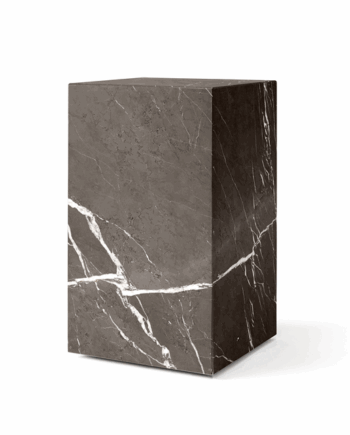 Audo Plinth Sofabord Høj Grå Kendzo Marmor