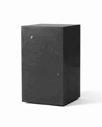 Audo Plinth Sofabord Høj Nero Marquina Marmor