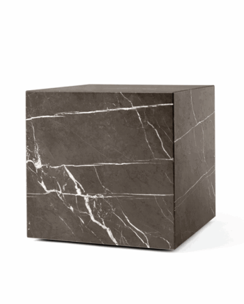 Audo Plinth Sofabord Kubik Grå Kendzo Marmor