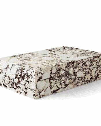 Audo Plinth Sofabord Lav Calacatta Viola Marmor