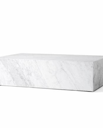 Audo Plinth Sofabord Lav Carrara Marmor