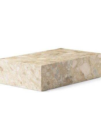 Audo Plinth Sofabord Lav Kunis Breccia Marmor