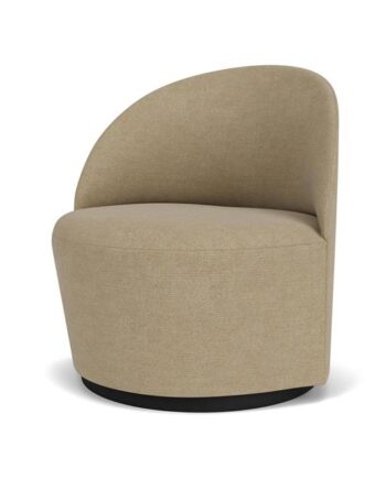 Audo Tearoom Lænestol Med Swivel Beige Audo Bouclé
