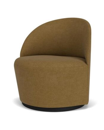 Audo Tearoom Lænestol Med Swivel Guld Audo Bouclé