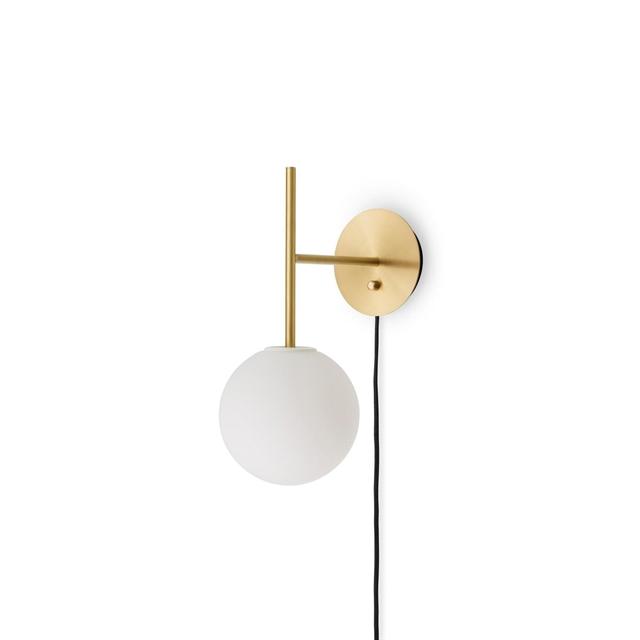Audo Tr Bulb Suspended Væglampe Børstet Messing