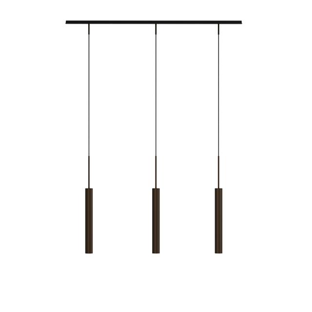 Audo Tubulaire Rail Pendel Aluminium Anodiseret Bronze