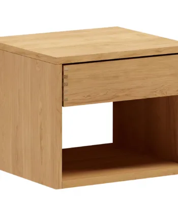 40 Cm Naturolieret Just Wood Snedker Sengebord     Skuffe
