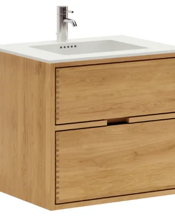 60 Cm Naturolieret Just Wood Badmøbel Med   Skuffer