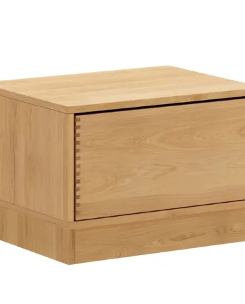 63   Cm Naturolieret Just Wood Push Snedker Bænk Inkl    Skuffe 40 Cm Dybde Og Eg Sokkel