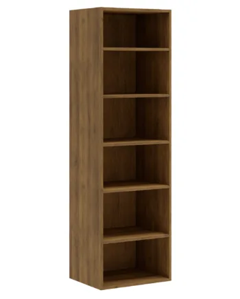 43   Cm Mørkolieret Just Wood Bad Højskab Med   Hylder