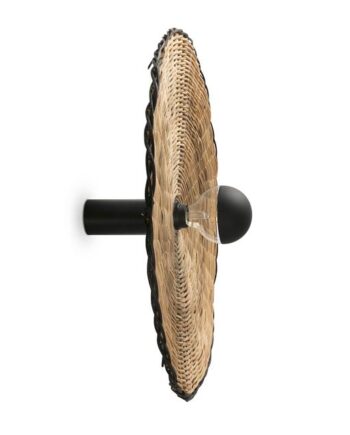 Faro Costas 600 Væg Loftlampe H14 Sort Rattan