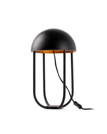 Faro Jellyfish Bordlampe Mat Sort Guld