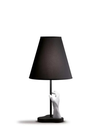 Fontanaarte Mano Bordlampe Medium Sort