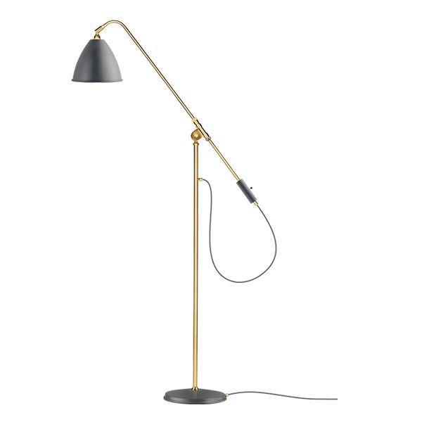 Gubi Bestlite Bl4 Gulvlampe Grå Messing