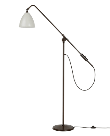 Gubi Bestlite Bl4 Gulvlampe Sort Messing   Hvid