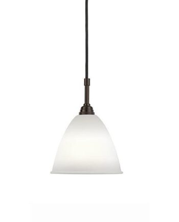 Gubi Bestlite Bl9s Pendel Lille Sort Messing   Porcelæn