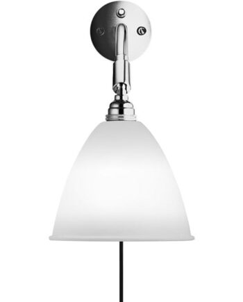 Gubi Bestlite Bl7 Væglampe Krom   Porcelæn