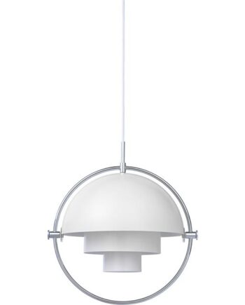 Gubi Multi-lite Pendel Krom   Hvid