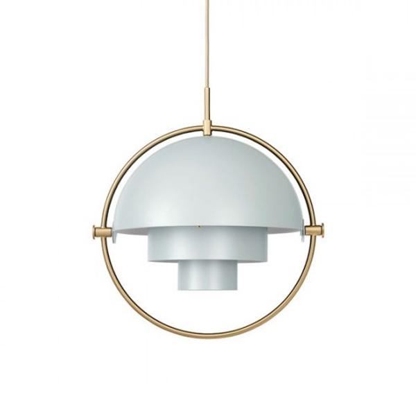 Gubi Multi-lite Pendel Stor Grå Messing
