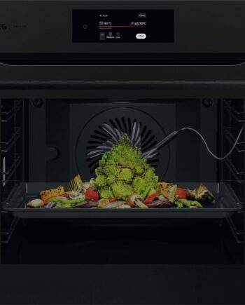 Indbygningsovn Pyrolyse Mattblack  Aeg 7000 Po7000pt