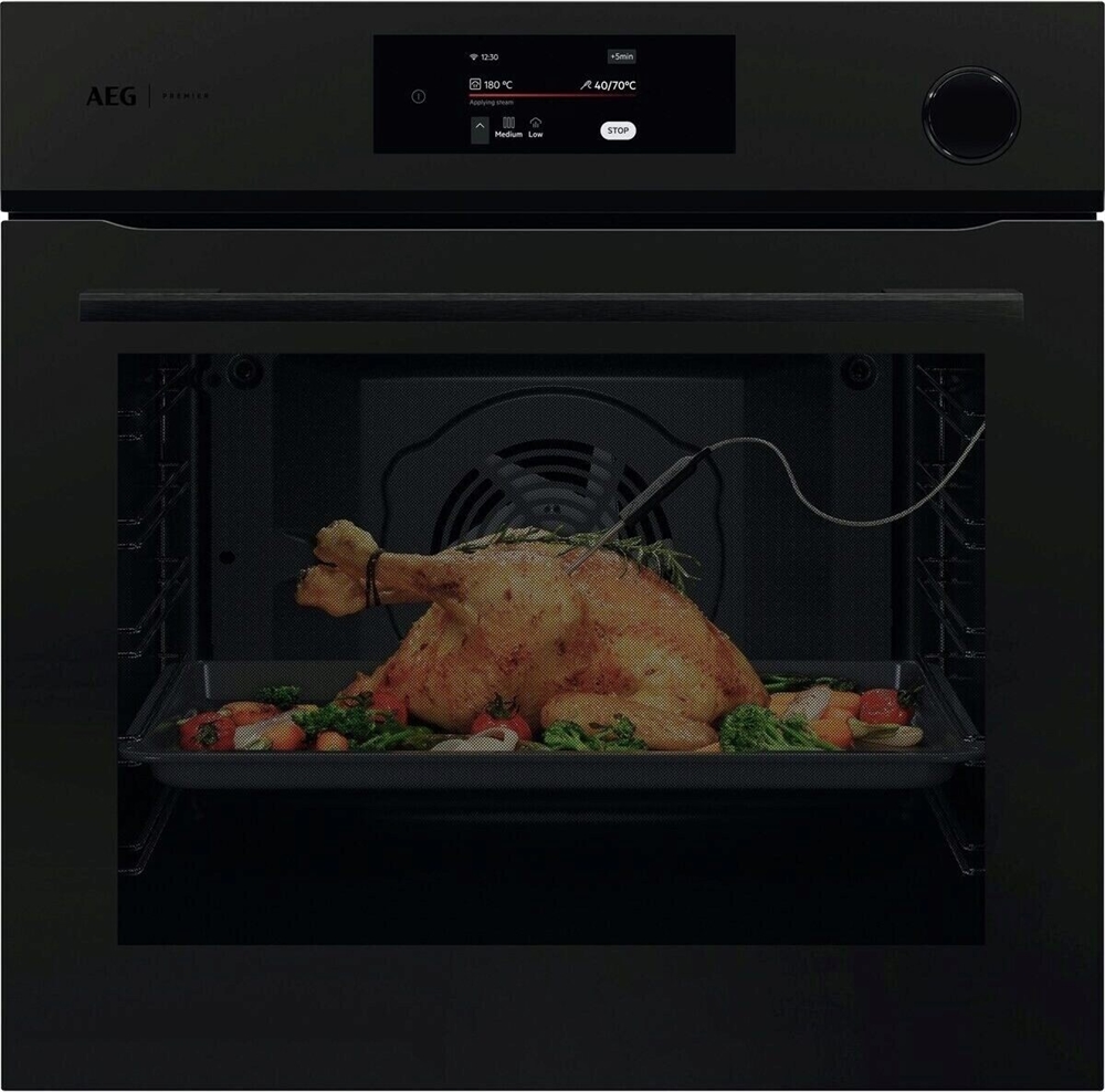Indbygningsovn Steamcrisp Mattblack Aeg 7000 Po7001spt