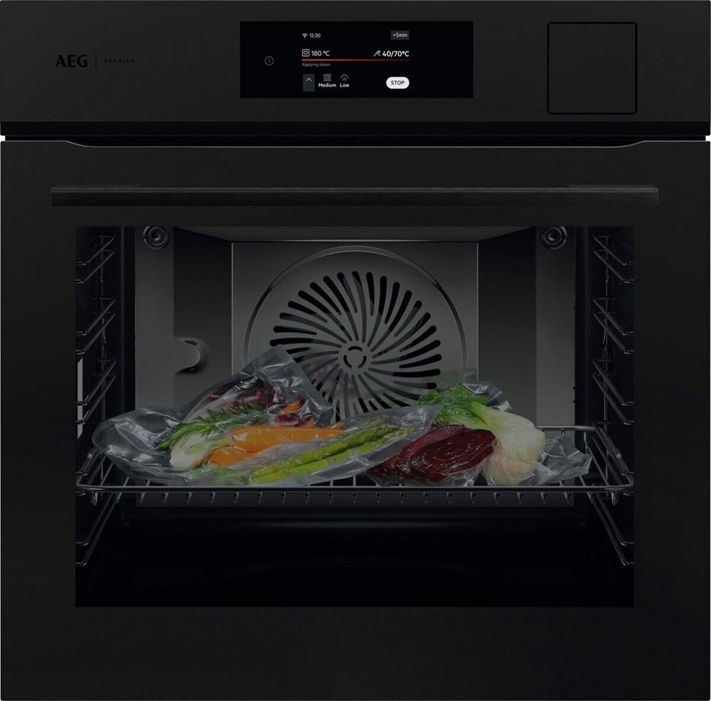 Indbygningsovn Steamcrisp Mattblack Aeg 8000 Po8000st