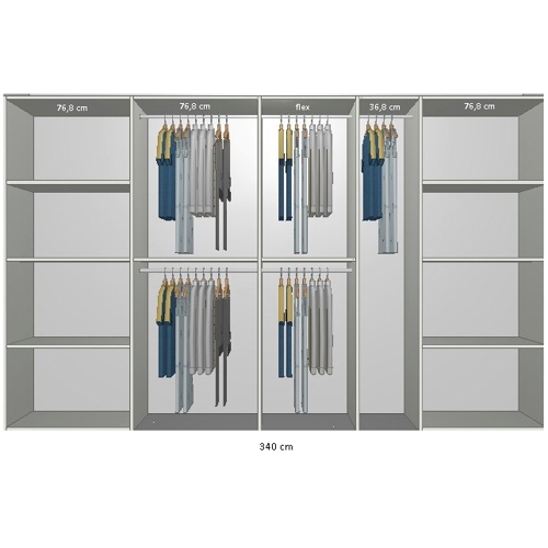 Inventar Fra Bredde 320 Cm Til 340 Cm Model