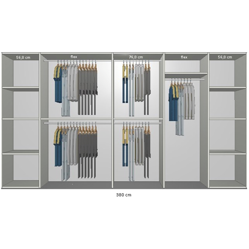 Inventar Fra Bredde 360 Cm Til 380 Cm Model