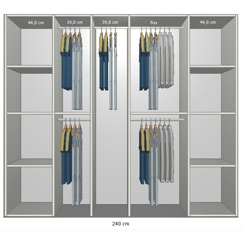 Inventar Fra Bredde 220 Cm Til 240 Cm Model