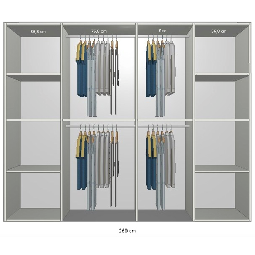 Inventar Fra Bredde 240 Cm Til 260 Cm Model