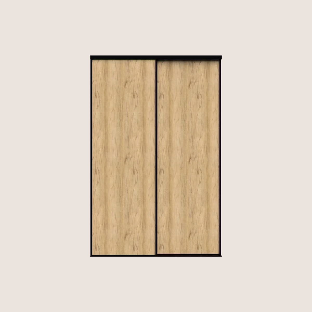 Just Wood Skydelåger På Mål Til Garderobe Med   Låger Total Bredde 97   Til 249   Cm