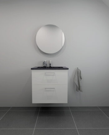 Kitchn Badsæt  :62 Cm Med Sort Granitex Vask