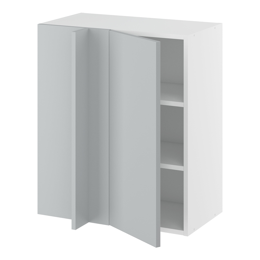 Kitchn Hjørneindstiksoverskab Hylder Og Blændplade 340 Mm Låge 296 Mm Min 640 Mm Fra Væg :704 :320 :600