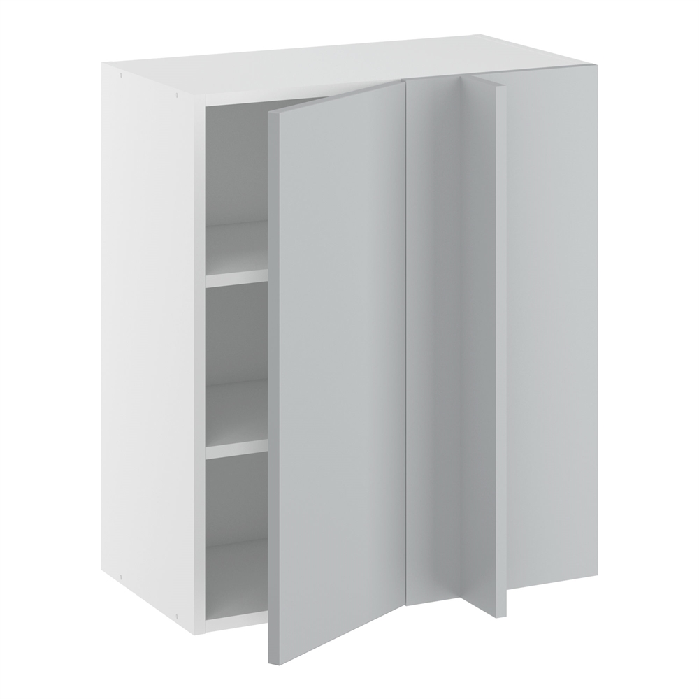 Kitchn Hjørneindstiksoverskab Hylder Og Blændplade 340 Mm Låge 296 Mm Min 640 Mm Fra Væg :704 :320 :600